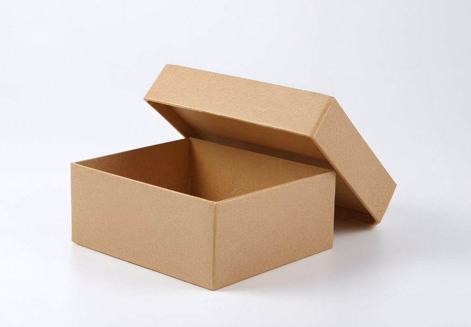 Scatole di cartone con coperchio